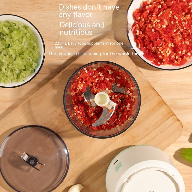 Mini Meat Grinder Household Electric Small Mixer Mincing Machine Automatic Multi-function Filling Intelligent Cooking Machine Tenko Store