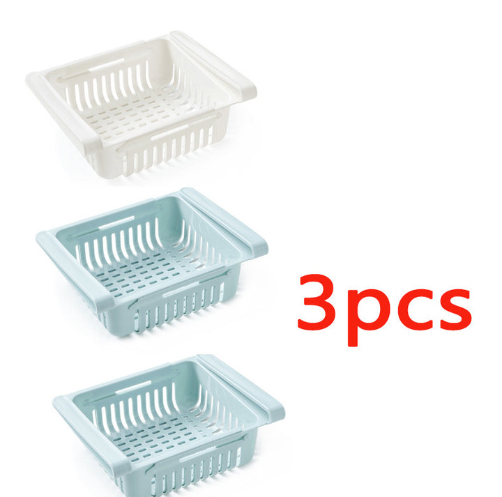 Refrigerator Storage Basket Stretchable Multifunction Kitchen Refrigerator Storage Box Tenko Store