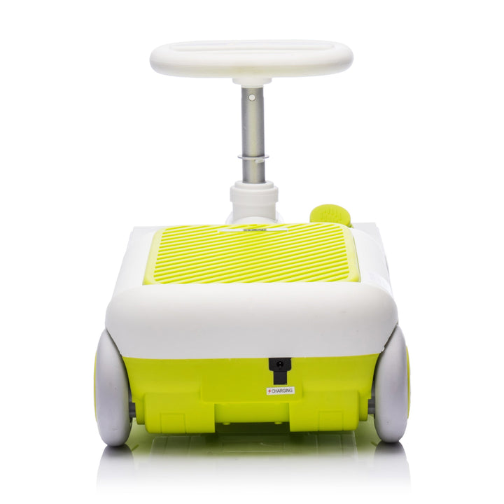 12V Cleaning Go Kart For Kids,55W Motor,Front with mop for cleaning,Length can extended by 6cm,Built in music and lighting functions,Provide a speed of 1.86 - 2.49MPH for kids aged 3 - 6 years old. - Tenko Co., Ltd.