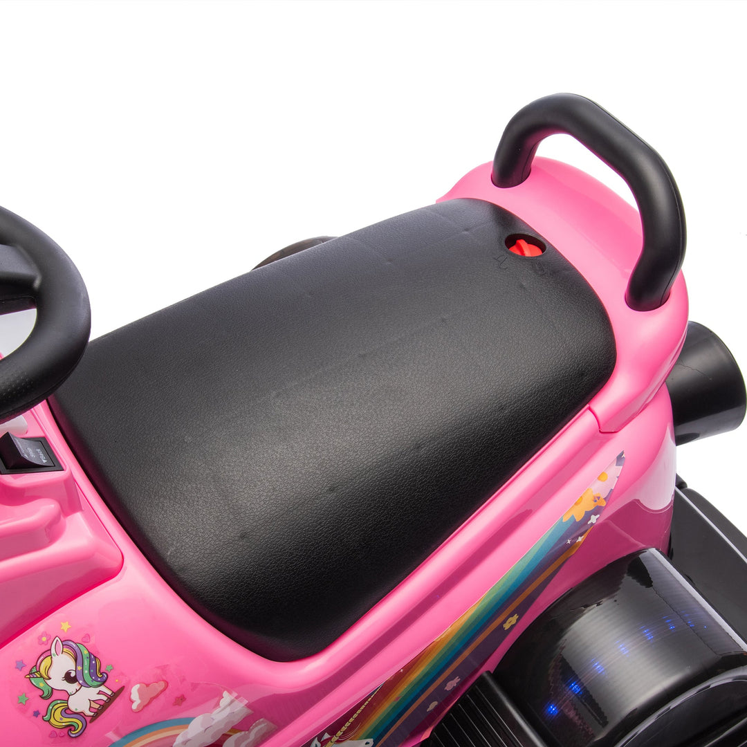 12V Kids Ride On Motor Bumper Car,integrating system,Rotate 360 degrees in place,Collision triggers sound effects and lights,Four - wheel waterfall light,Cute appearance design for kids aged 3 - 5. - Tenko Co., Ltd.