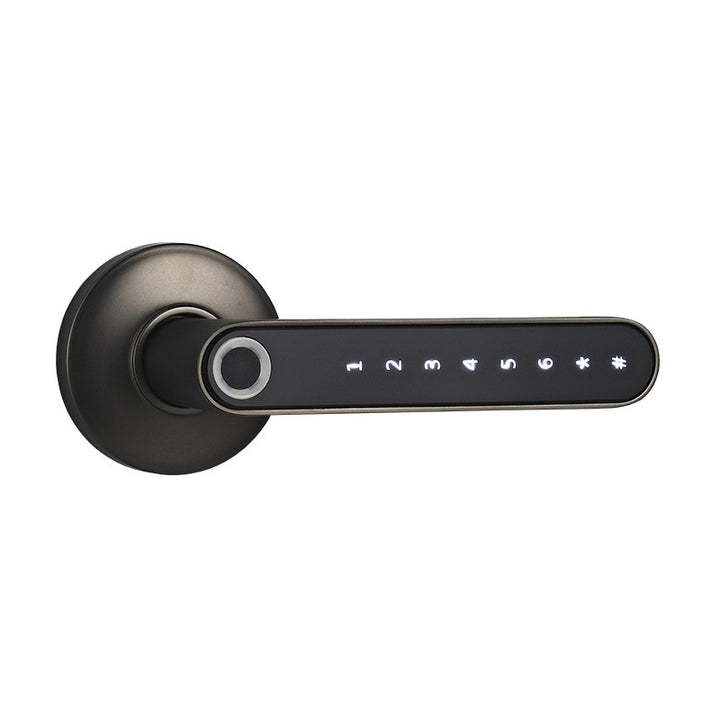 Smart Lock Fingerprint Password Electric Digital Lock  Alloy Keyless Security Door Handle For Home Tenko Store