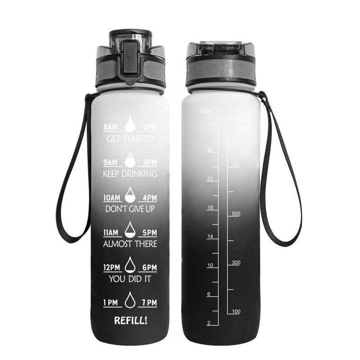 Transparent Flask Water Bottle 1000ml Bottled Kawaii Bottle Bpa Free Infuser Plastic Milk Sports Clear Water Bottle Kawaii Cup Tenko Store