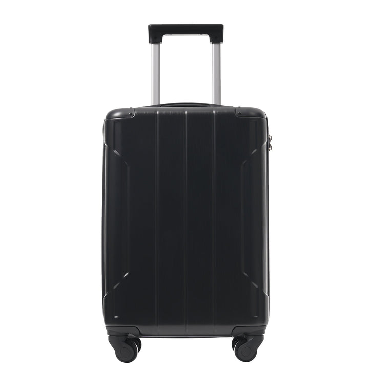 20 - Inch Hardshell Carry - On Luggage, Lightweight Durable ABS Suitcase with Spinner Wheels, Built - in TSA Lock, 2 Packing Cubes, Black - Tenko Co., Ltd.