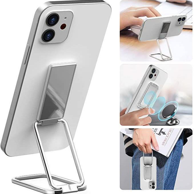 Foldable Mobile Phone Holder Ring Buckle Retractable Desktop CellPhone Stand Car Magnetic Bracket Office Accessories Tenko Store