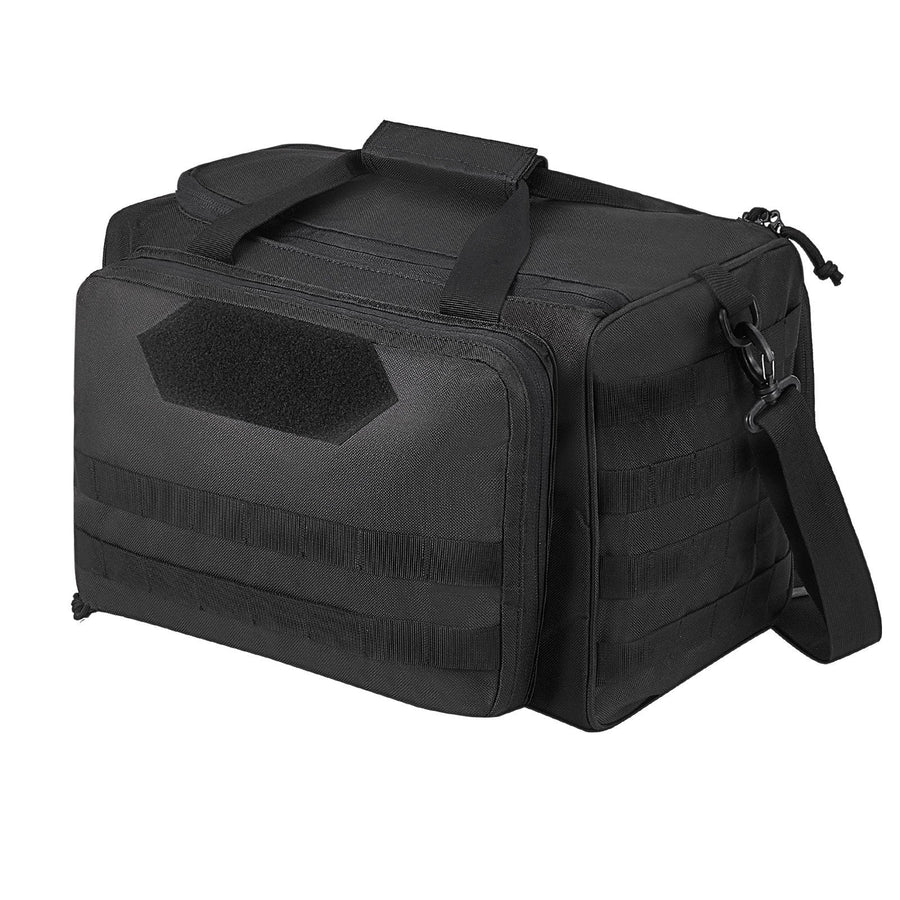 Range Bag for 3 Pistols Tactical Gun Range Bag Single Shoulder Strip Black - Tenko Co., Ltd.