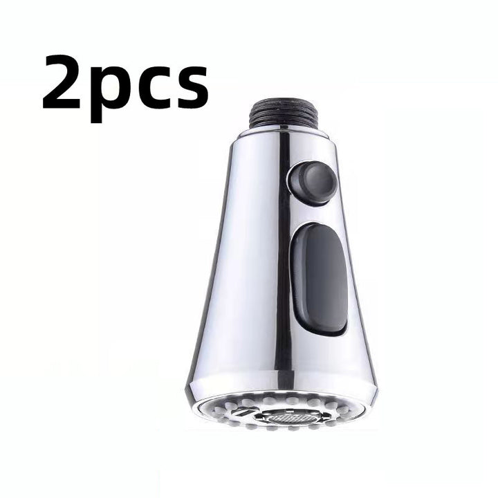 Universal Pressurized Faucet Sprayer Anti-splash 360 Degree Rotating Water Tap Three Stall Water Saving Faucet Nozzle Adapter Tenko Store