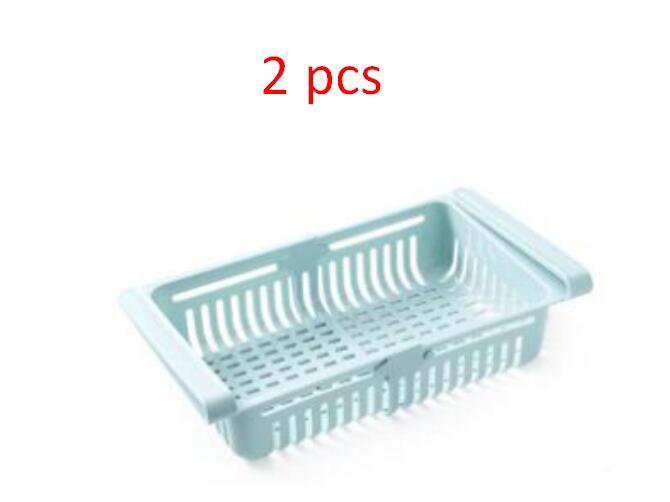 Refrigerator Storage Basket Stretchable Multifunction Kitchen Refrigerator Storage Box Tenko Store