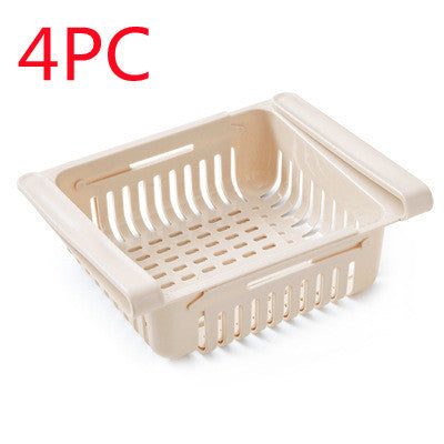Refrigerator Storage Basket Stretchable Multifunction Kitchen Refrigerator Storage Box Tenko Store