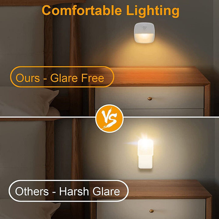 3 Pack Motion Sensor LED Night Light Battery Operated, Wireless Wall Lamp for Stairs, Closet, Hallway, Auto On/Off Sensor Lights - Tenko Co., Ltd.