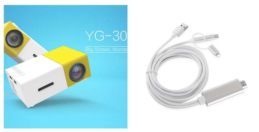 HD 1080P Mini Mini Projector Tenko Store