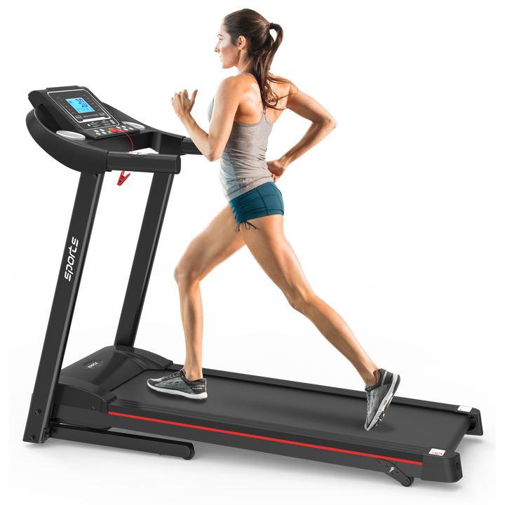 Fitshow App Home Foldable Treadmill with Incline, Folding Treadmill for Home Workout, Electric Walking Running Treadmill Machine 5' LCD Screen 250 LB Capacity Bluetooth Music - Tenko Co., Ltd.