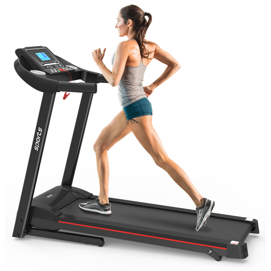 Fitshow App Home Foldable Treadmill with Incline, Folding Treadmill for Home Workout, Electric Walking Running Treadmill Machine 5' LCD Screen 250 LB Capacity Bluetooth Music - Tenko Co., Ltd.
