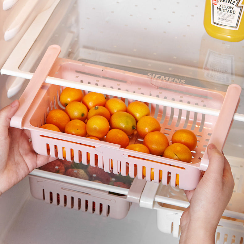 Refrigerator Storage Basket Stretchable Multifunction Kitchen Refrigerator Storage Box Tenko Store