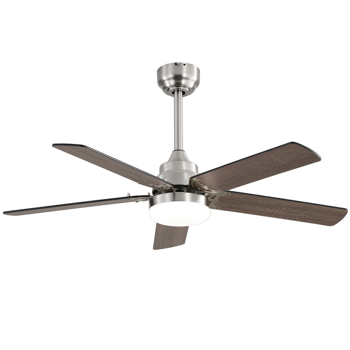 42 Inch Ceiling Fan 5 Blades Noiseless Reversible Dc Motor Remote Control With Led Light - Tenko Co., Ltd.