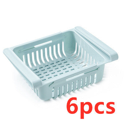 Refrigerator Storage Basket Stretchable Multifunction Kitchen Refrigerator Storage Box Tenko Store