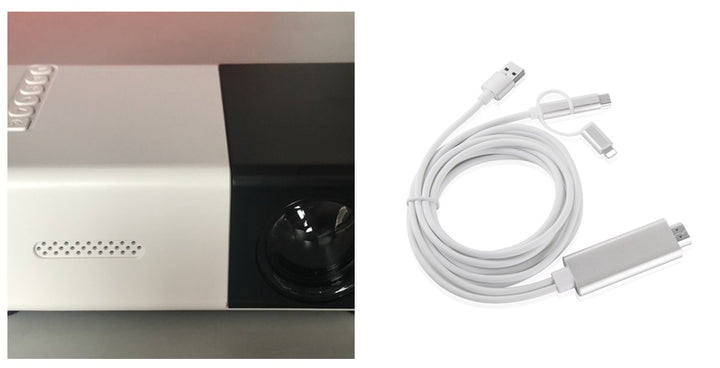 HD 1080P Mini Mini Projector Tenko Store