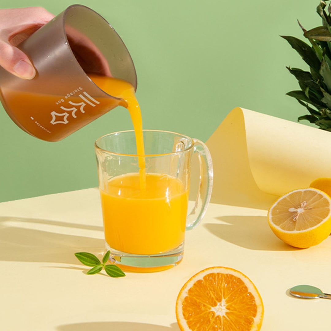 Mini Portable Manual Juicer Citrus Juicer Manual Lemon Squeezer Lime Orange Juicer Homemade DIY Fruit Orange Separating Juicer Fruit Separator Not Splash Semi-Transparent Non-electric Lemon Squeezer Tenko Store