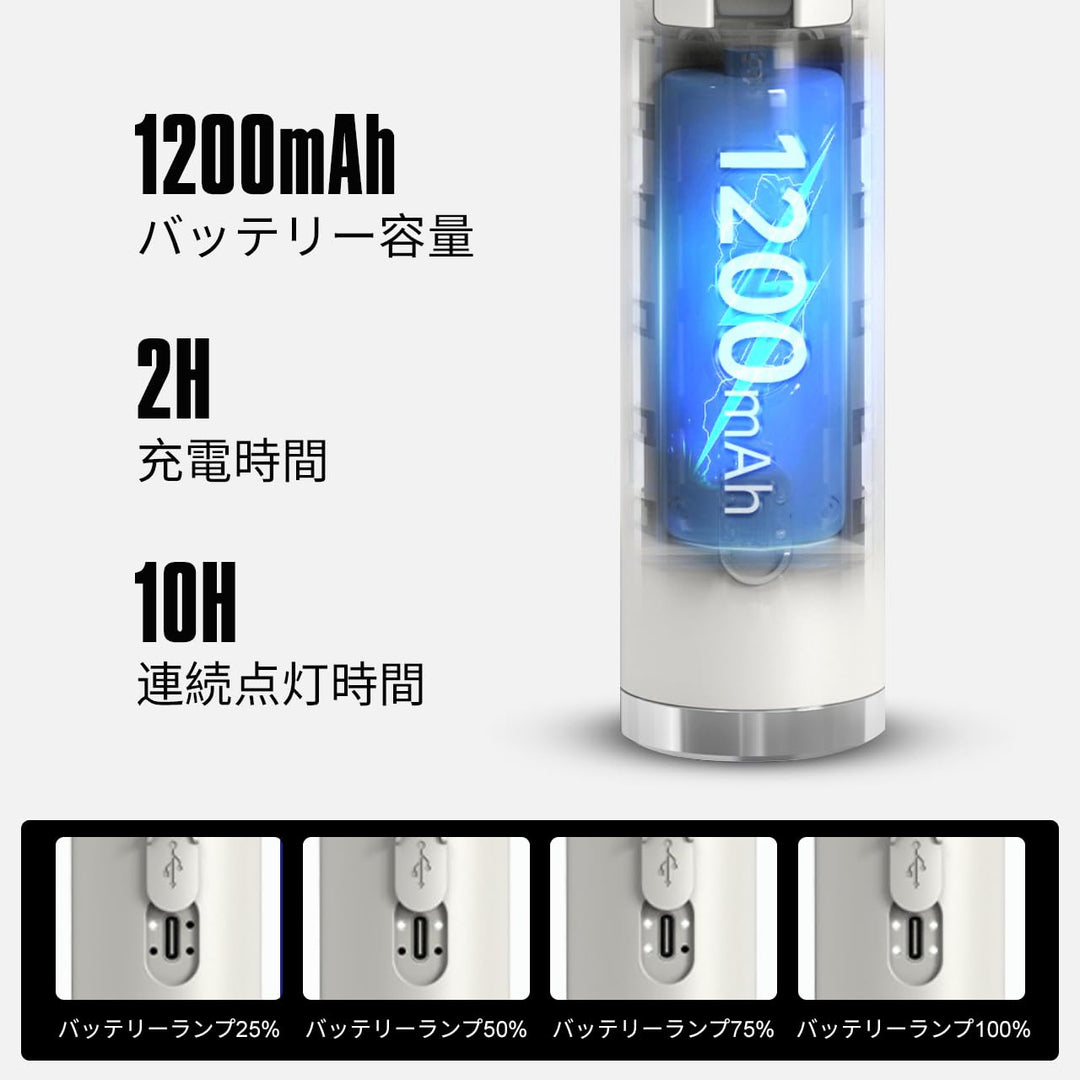 キャンプランタン 懐中電灯 軽量 携帯便利 折り畳み式 3色モード LED 10時間連続点灯 充電機能 カラビナ付き 38×237mm/151g 緊急SOS アウトドア キャンプ 家庭照明 防災グッズ 非常用 (グリーン)