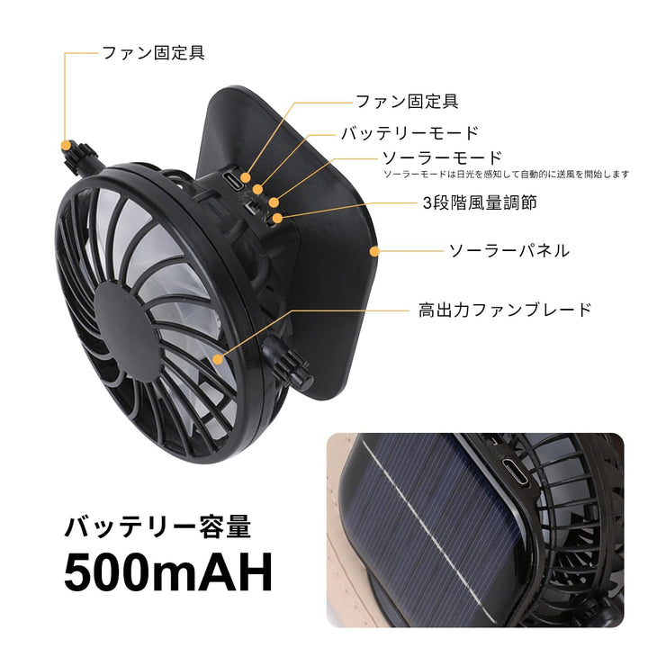 [Ｒａｙｚｏｎｉｃ] ソーラーファンハット 双扇風機付き帽子 大風量 釣り用帽子 USB充電・ソーラー充電対応 3段階風量調節 12cmつば ファン付きハット 日焼け防止 通気メッシュ帽体 通気性 吸湿速乾 熱中症対策 釣り 登山用 (カモフラージュカーキ)