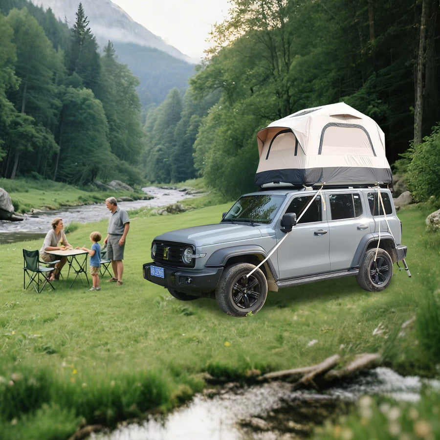 Truck Roof Tent, Car SUV Roof Tent Inflatable,Roof Top Tent Camping for 2 Person,Easy to Set Up - Tenko Co., Ltd.