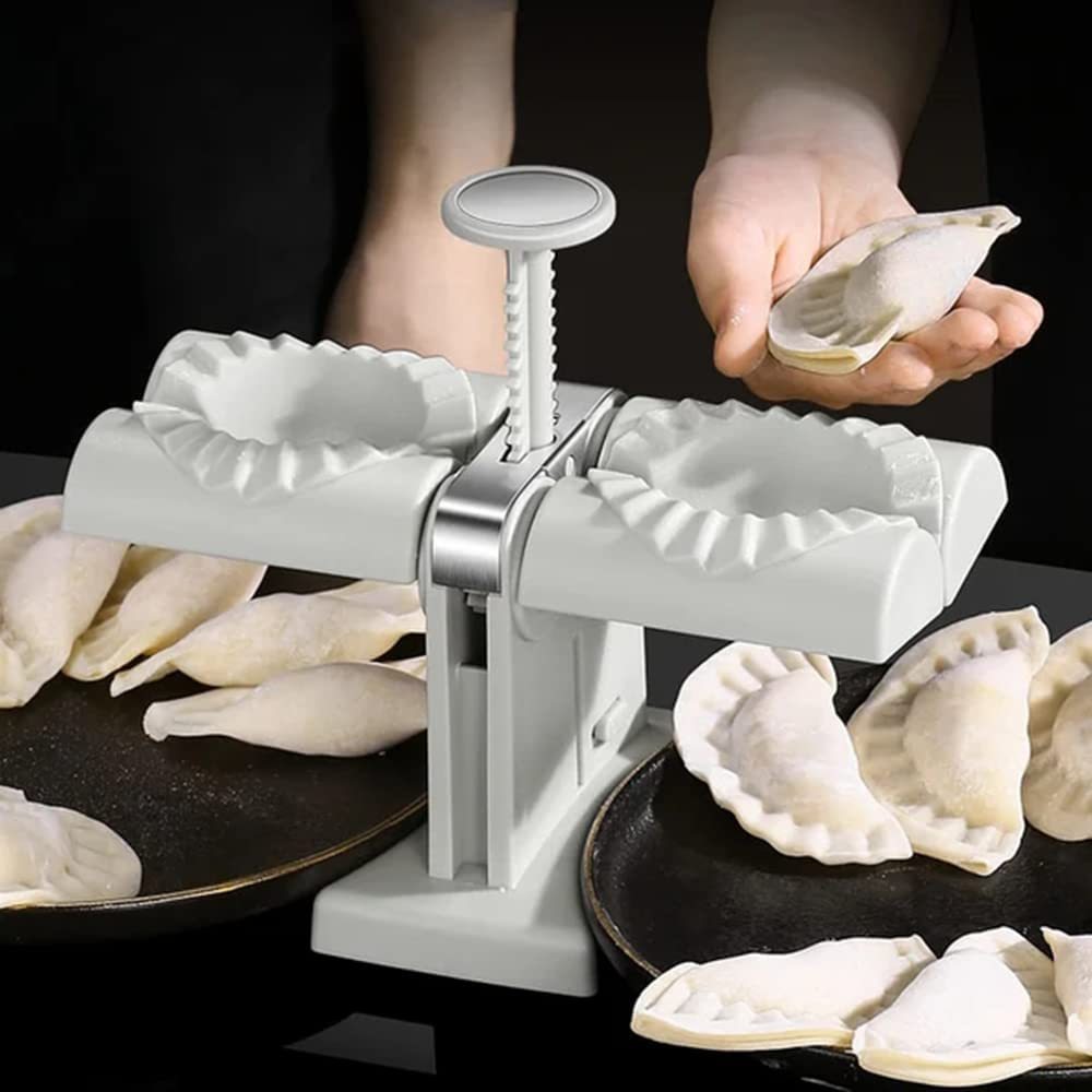 Dumpling Mould Double Head Dumpling Mold Lazy Artifact Manual Press Noodle Dumpling Maker Kitchen Accessories Dumpling Maker Tenko Store
