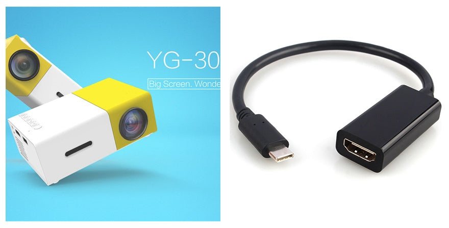 HD 1080P Mini Mini Projector Tenko Store