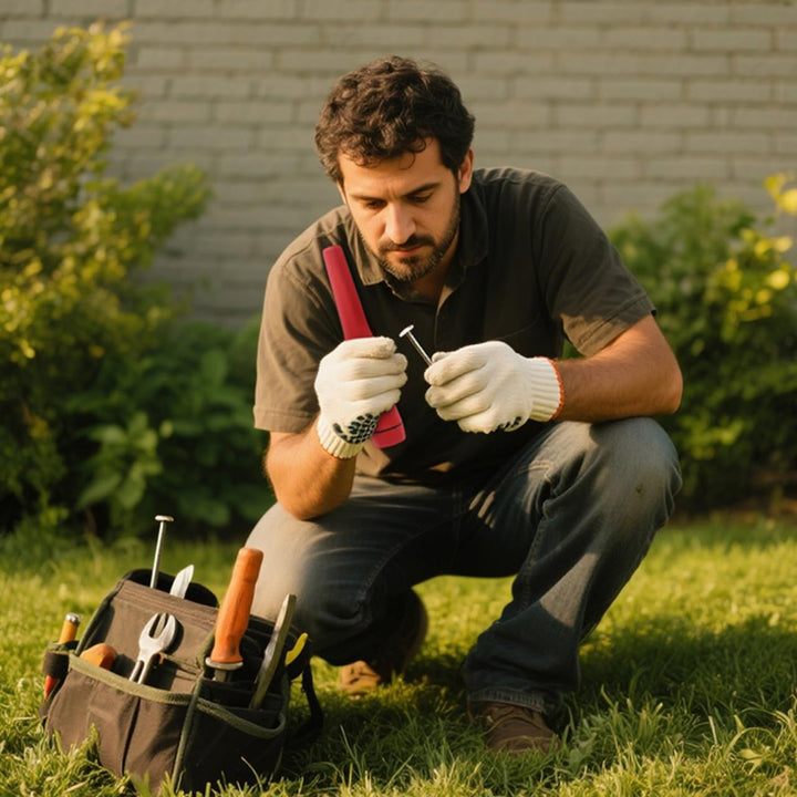 充電式金属探知機 手持ち金属探知機 急速充電対応 連続使用13〜15時間 コンパクト設計 防水防塵仕様 LEDライト搭載 音・振動モード切替スイッチ 簡単操作 (グリーン)