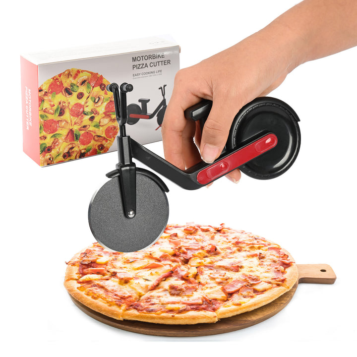 Creative Stainless Steel Pizza Wheel Rolling Dough Cutter Pasta Cookie Fondant Cutter Kitchen Baking Cooking Accessories Tenko Store