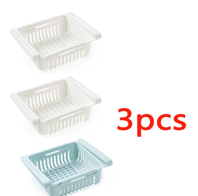 Refrigerator Storage Basket Stretchable Multifunction Kitchen Refrigerator Storage Box Tenko Store