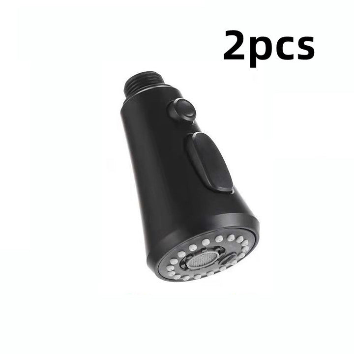 Universal Pressurized Faucet Sprayer Anti-splash 360 Degree Rotating Water Tap Three Stall Water Saving Faucet Nozzle Adapter Tenko Store