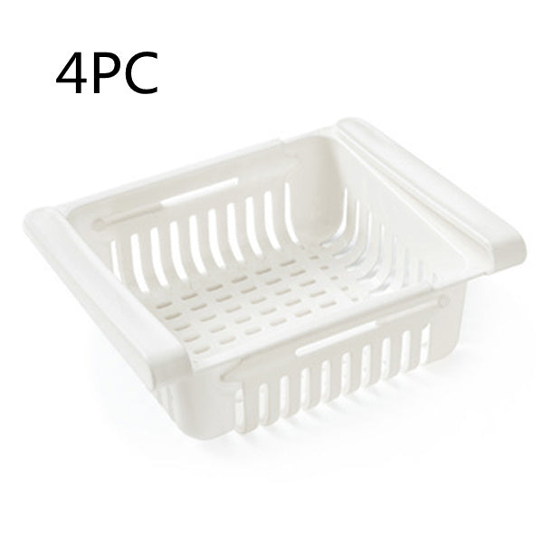 Refrigerator Storage Basket Stretchable Multifunction Kitchen Refrigerator Storage Box Tenko Store