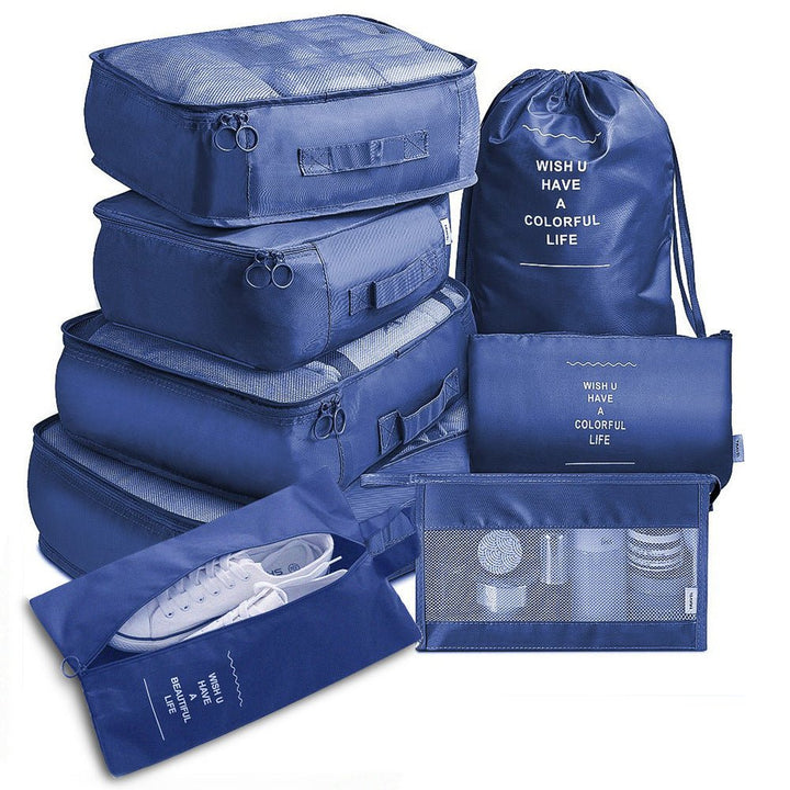 8 - piece Set Luggage Divider Bag Travel Storage Clothes Underwear Shoes Organizer Packing Cube Bag - Tenko Co., Ltd.