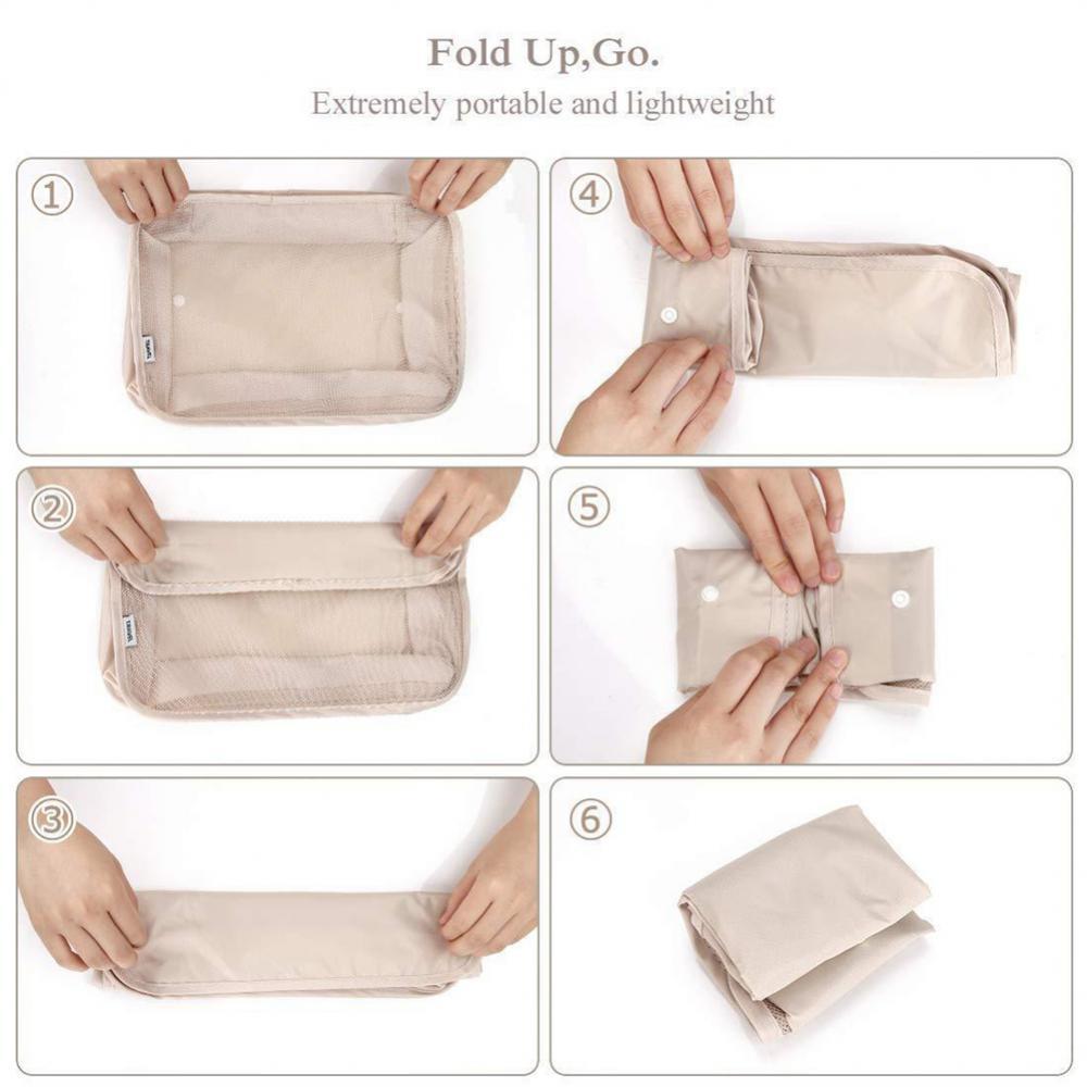 8 - piece Set Luggage Divider Bag Travel Storage Clothes Underwear Shoes Organizer Packing Cube Bag - Tenko Co., Ltd.