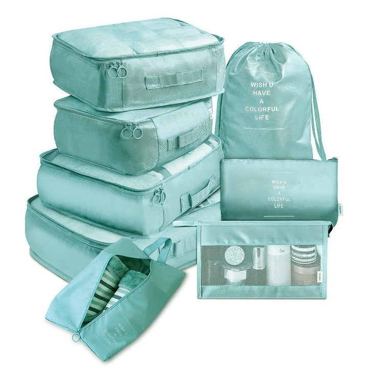 8 - piece Set Luggage Divider Bag Travel Storage Clothes Underwear Shoes Organizer Packing Cube Bag - Tenko Co., Ltd.
