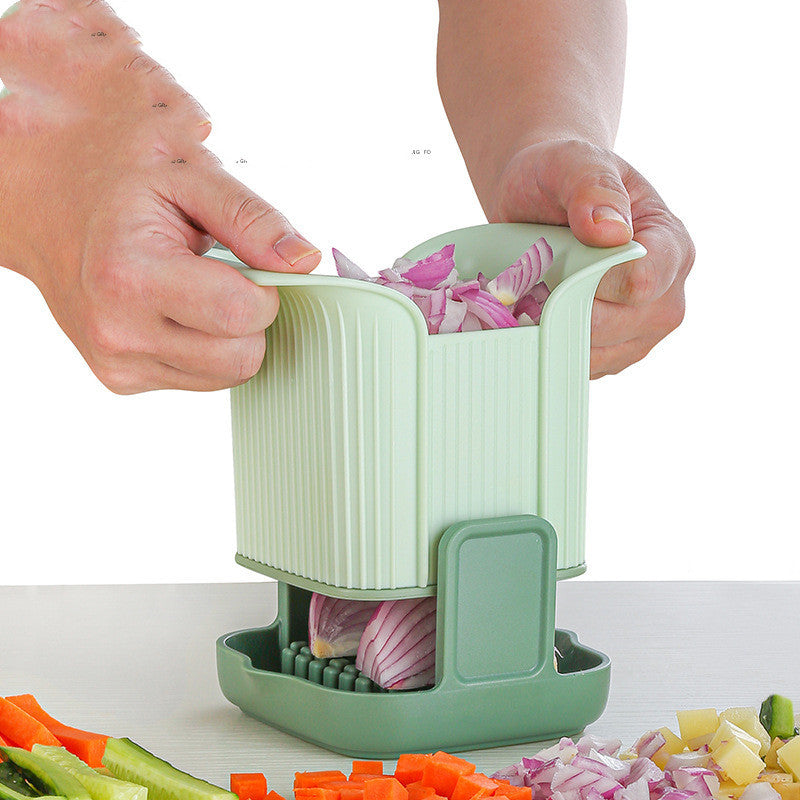 Multifunctional Vegetable Chopper French Fries Cutter Household Hand Pressure Onion Dicer Cucumber Potato Slicer Kitchen Tools Tenko Store