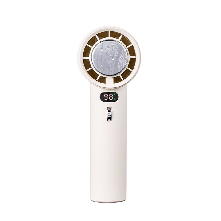 Portable Handheld Turbo Fan Cooling Semiconductor Refrigeration 3000mAh Battery Wind Speeds Adjustable Mini Personal Fan Tenko Store