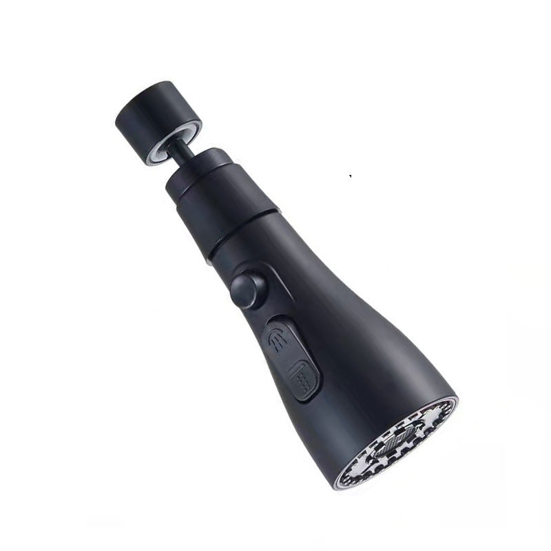 Universal Pressurized Faucet Sprayer Anti-splash 360 Degree Rotating Water Tap Three Stall Water Saving Faucet Nozzle Adapter Tenko Store