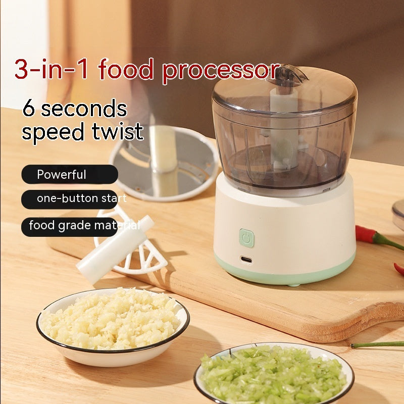 Mini Meat Grinder Household Electric Small Mixer Mincing Machine Automatic Multi-function Filling Intelligent Cooking Machine Tenko Store