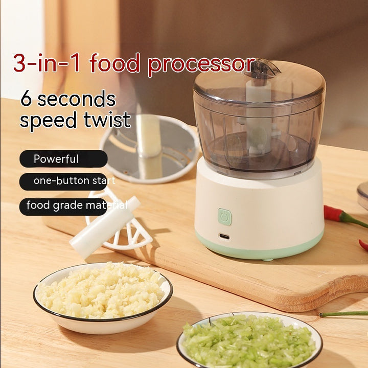 Mini Meat Grinder Household Electric Small Mixer Mincing Machine Automatic Multi-function Filling Intelligent Cooking Machine Tenko Store