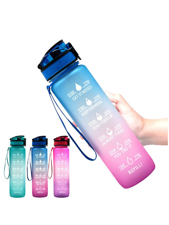 Transparent Flask Water Bottle 1000ml Bottled Kawaii Bottle Bpa Free Infuser Plastic Milk Sports Clear Water Bottle Kawaii Cup Tenko Store