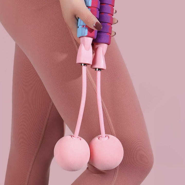 Adjustable Rope or Ropeless 2 in 1 Jump Ropes Training Skipping Fitness Weighted - Tenko Co., Ltd.
