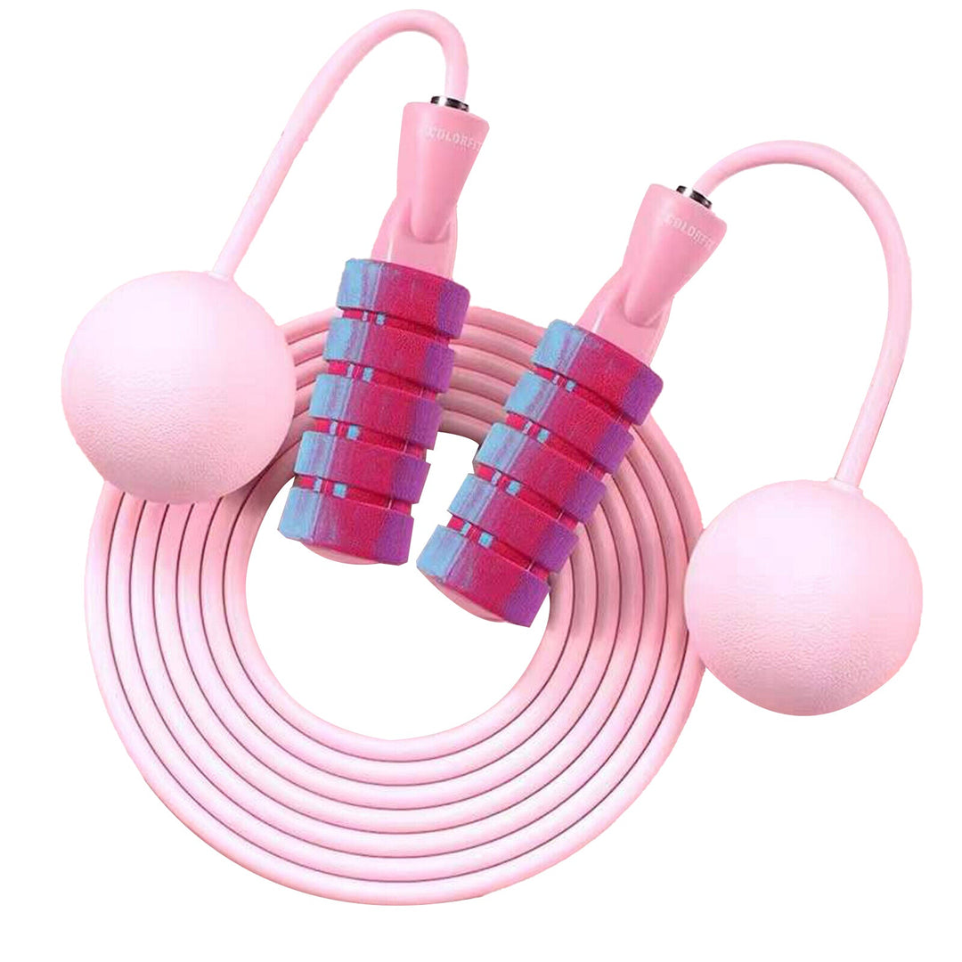 Adjustable Rope or Ropeless 2 in 1 Jump Ropes Training Skipping Fitness Weighted - Tenko Co., Ltd.