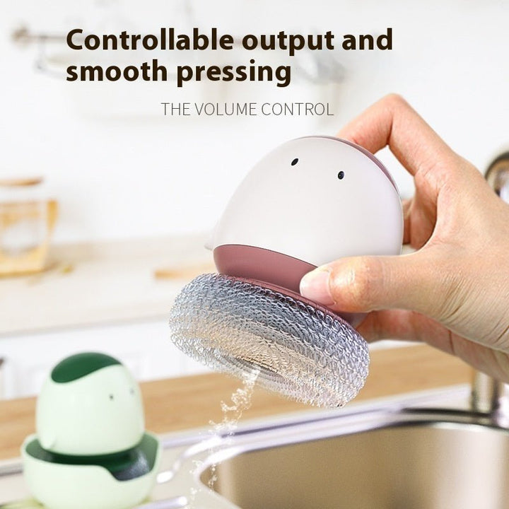 Automatic Liquid Filling Dishwashing Brush Kitchen Dish Brush - Tenko Co., Ltd.
