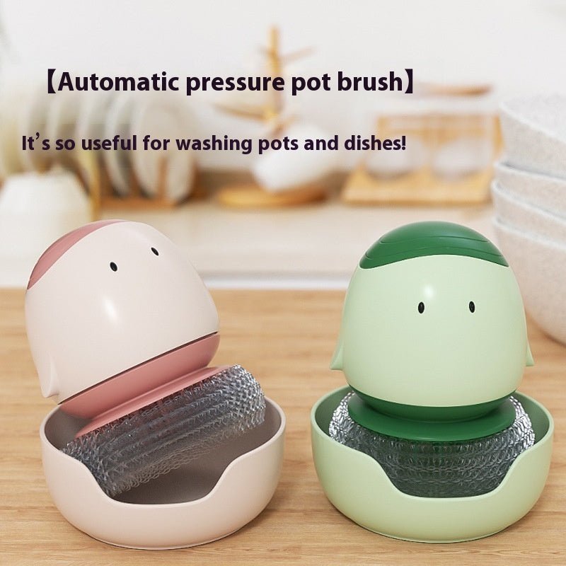 Automatic Liquid Filling Dishwashing Brush Kitchen Dish Brush - Tenko Co., Ltd.