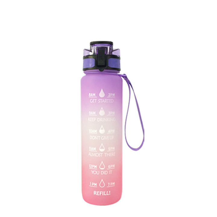 Transparent Flask Water Bottle 1000ml Bottled Kawaii Bottle Bpa Free Infuser Plastic Milk Sports Clear Water Bottle Kawaii Cup Tenko Store