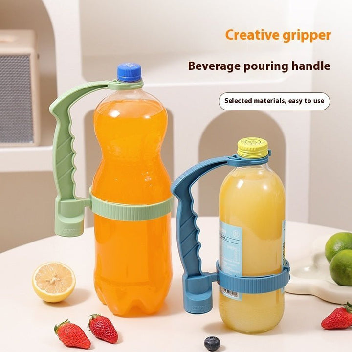 Beverage Bottle Handle Holder Adjustable Pouring Handle Organizer Multi - Use Oil Bottle Handle Holder Kitchen Storage Kitchen Gadgets - Tenko Co., Ltd.