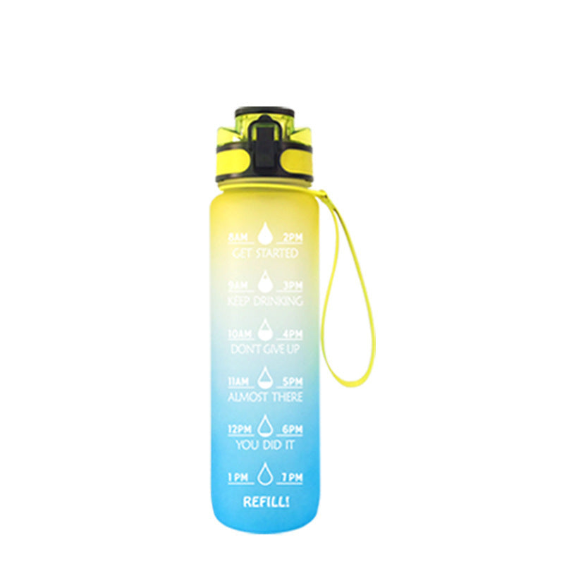 Transparent Flask Water Bottle 1000ml Bottled Kawaii Bottle Bpa Free Infuser Plastic Milk Sports Clear Water Bottle Kawaii Cup Tenko Store