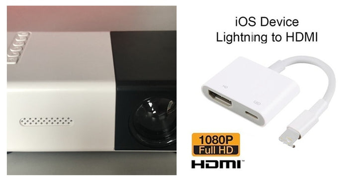 HD 1080P Mini Mini Projector Tenko Store