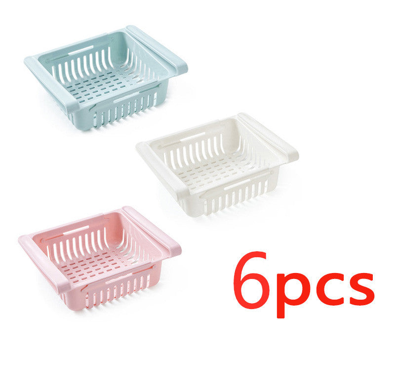 Refrigerator Storage Basket Stretchable Multifunction Kitchen Refrigerator Storage Box Tenko Store