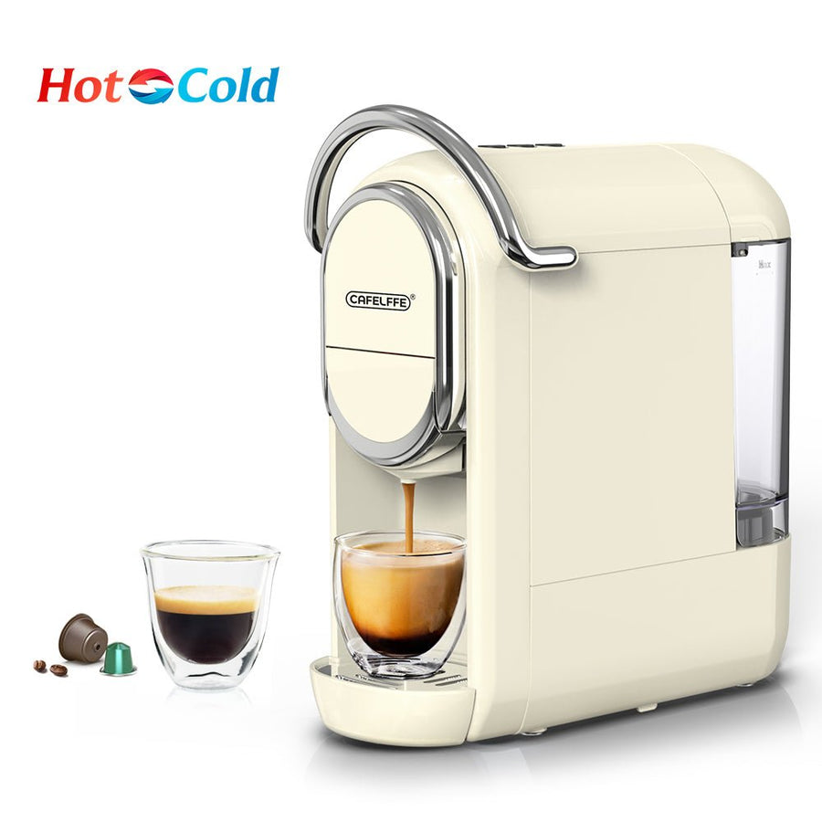 CAFELFFE 3 - in - 1 Capsule Coffee Machine: 19Bar Pressure, Hot/Cold Extraction for Global Coffee Lovers - MK609 - Tenko Co., Ltd.